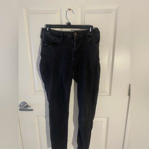 Old Navy Black Rockstar Super Skinny Jeans
